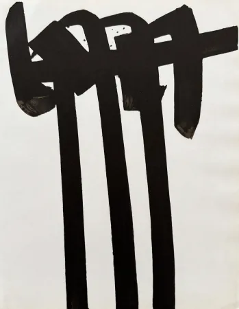 Litografia Soulages - Lithographie n°28, 1970