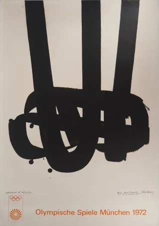 Litografia Soulages - Lithographie n°29 - Signée au crayon