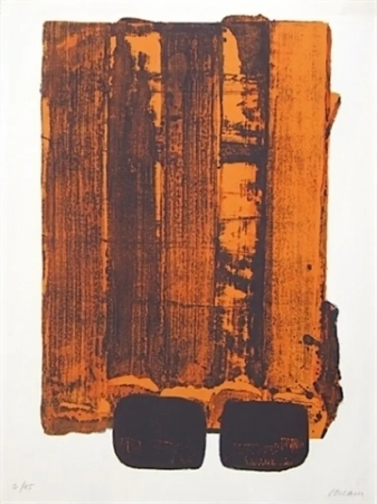 Litografia Soulages - Lithographie n°34