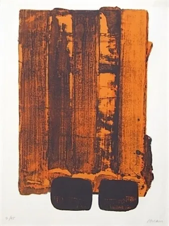 Litografia Soulages - Lithographie n°34