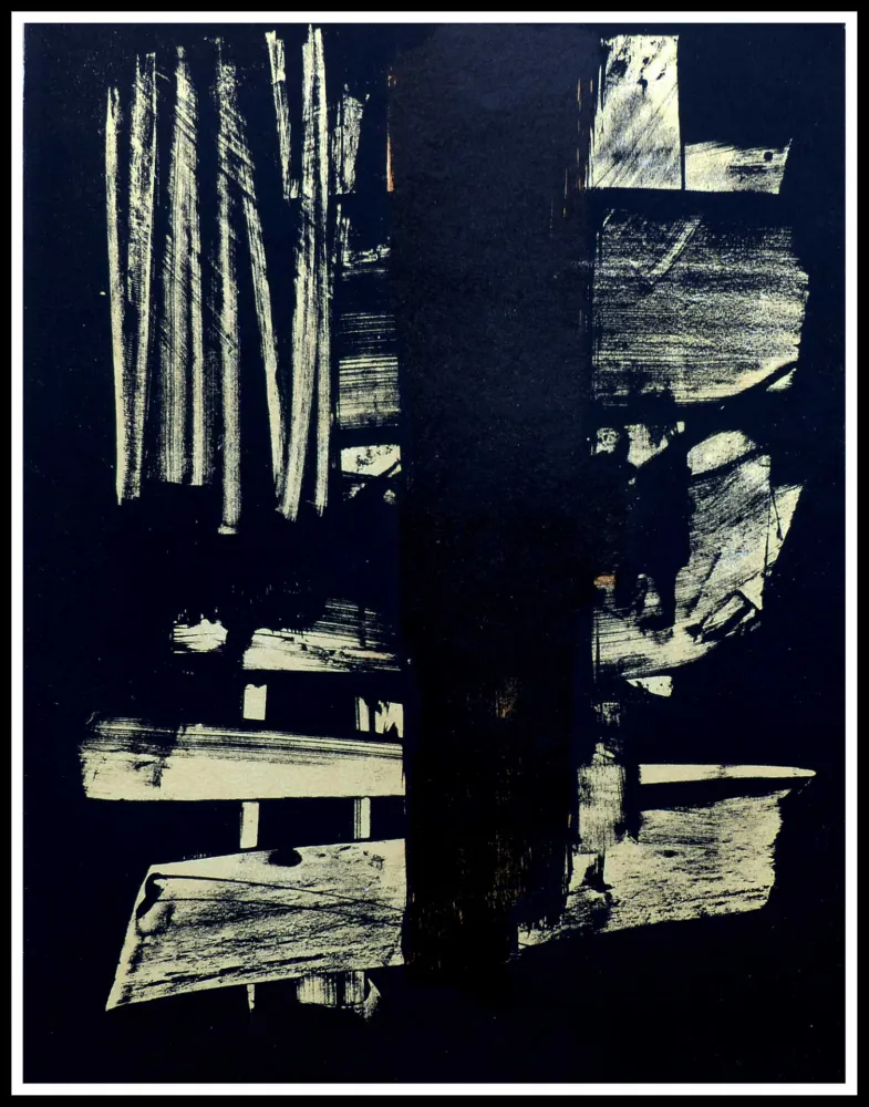 Non Tecnico Soulages - Lithographie N°9