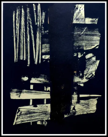 Non Tecnico Soulages - Lithographie N°9