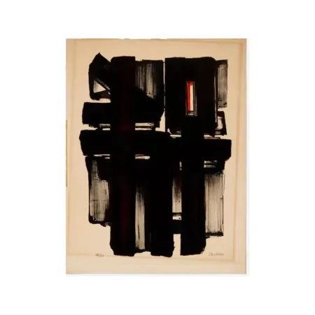 Litografia Soulages - Lithographie No. 2, 1957