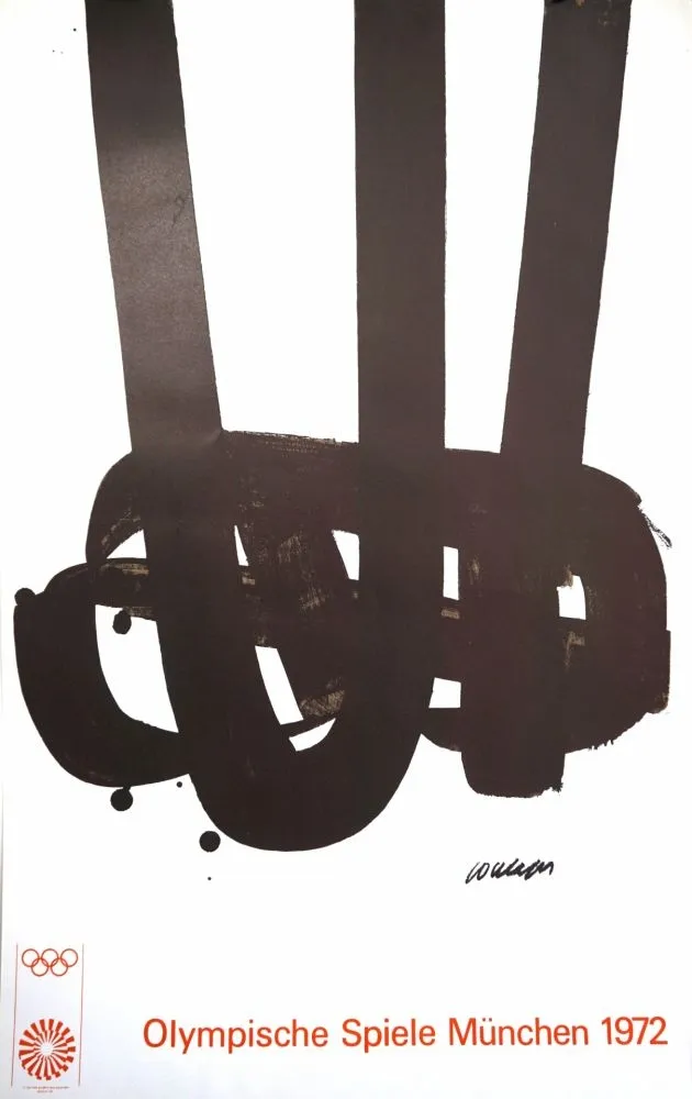 Litografia Soulages - Munich 72