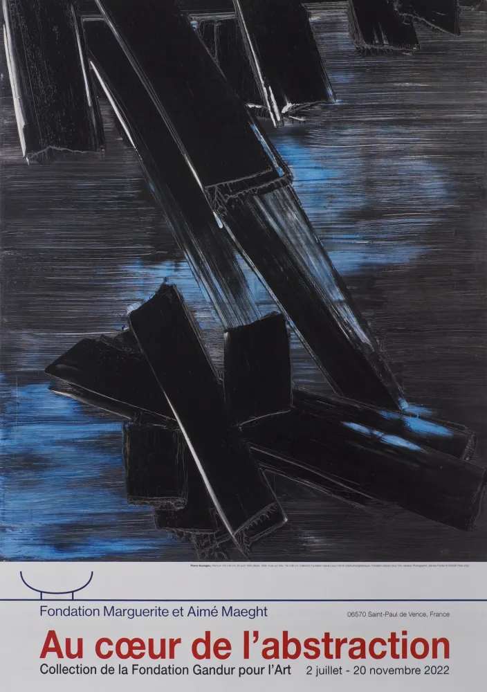 Libro Illustrato Soulages - Peinture 24 août 1958
