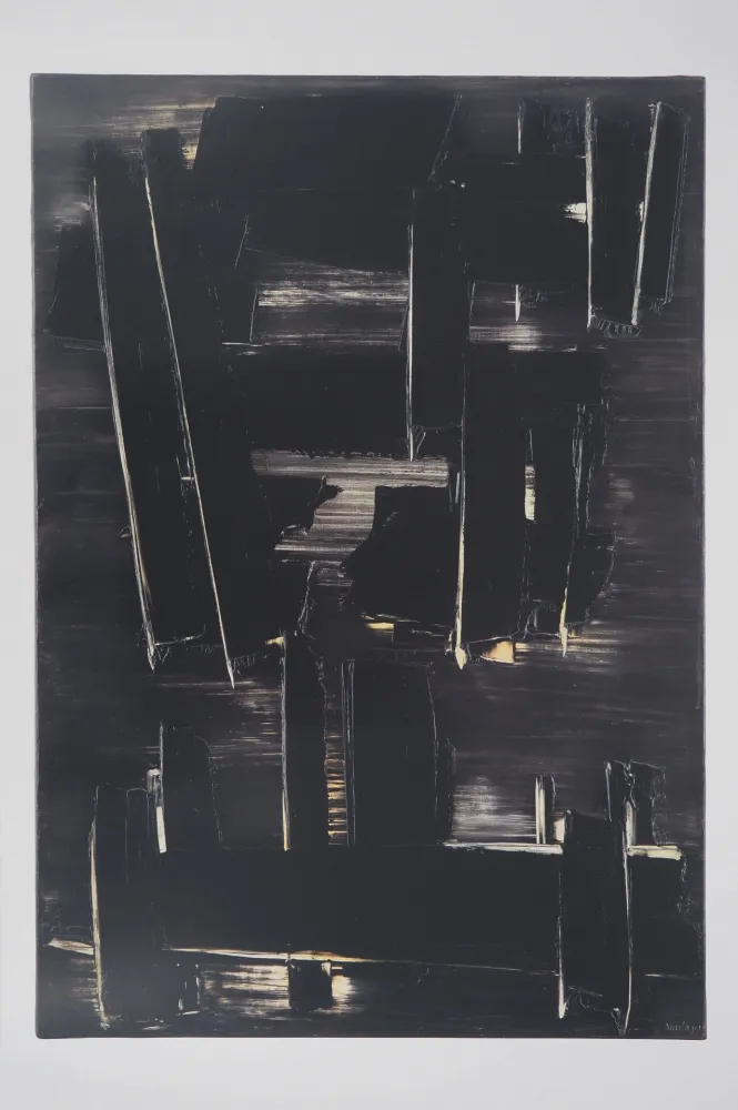 Libro Illustrato Soulages - Peinture 27 aou