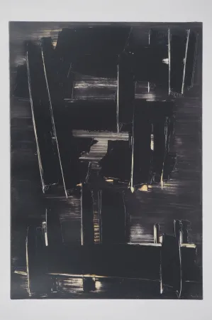Libro Illustrato Soulages - Peinture 27 aou