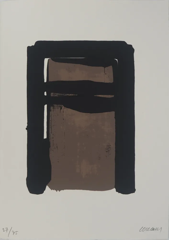 Serigrafia Soulages - Sérigraphie n°10