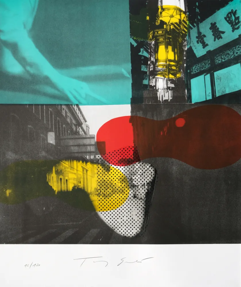 Litografia Soulie - Shanghai Nocturne