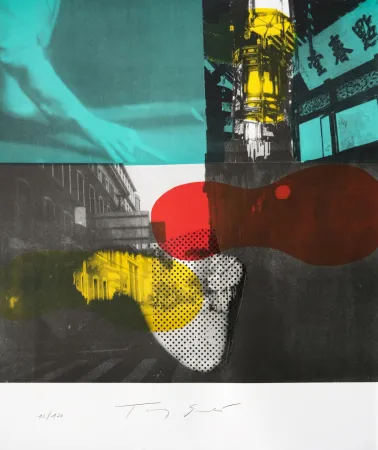 Litografia Soulie - Shanghai Nocturne