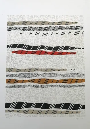 Incisione Su Legno Spacal - Colline carsiche