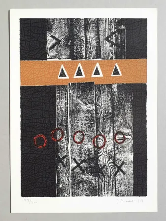 Linoincisione Spacal - Composizione