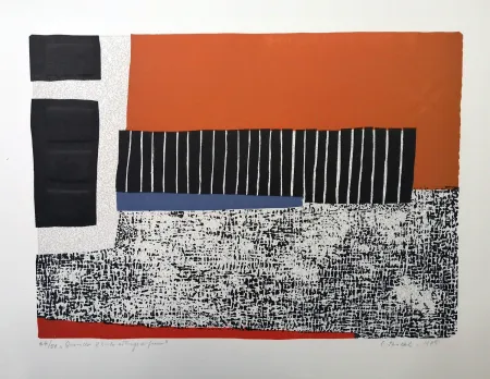 Incisione Su Legno Spacal - Quando il cielo si tinge di fuoco