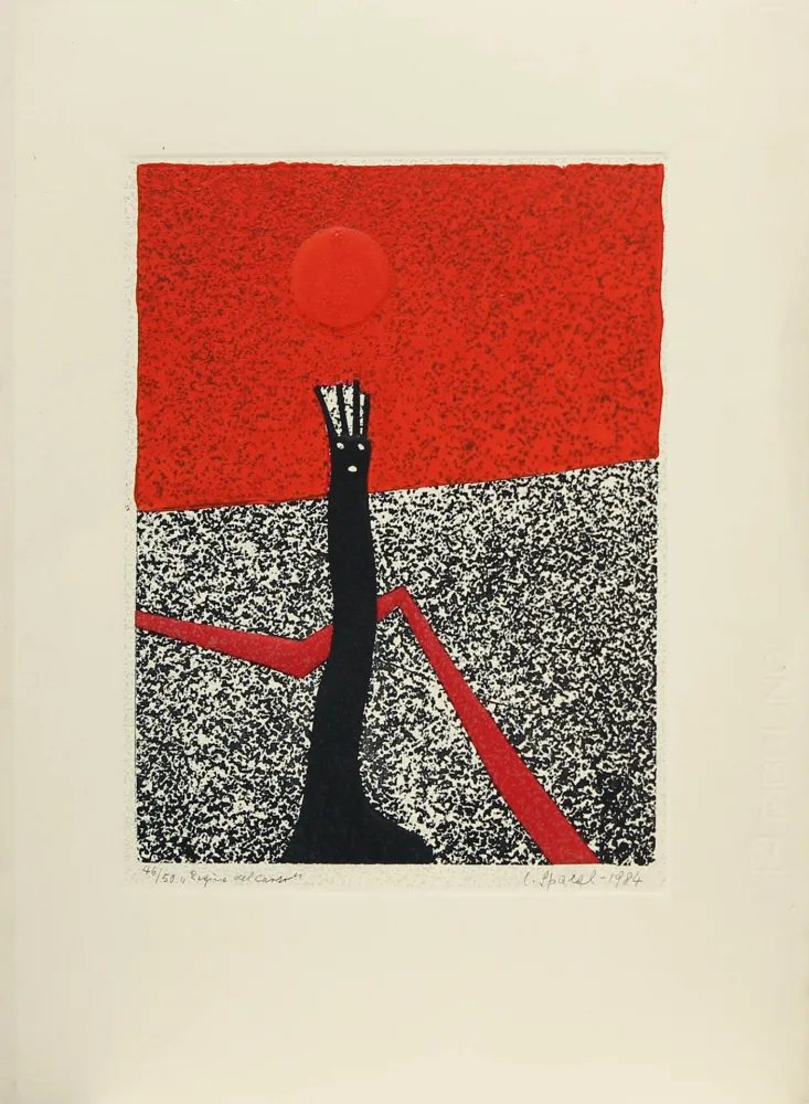 Acquatinta Spacal - REGINA DEL CARSO