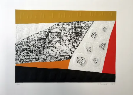 Incisione Su Legno Spacal - Tra i sassi del Carso