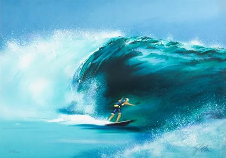 Litografia Spahn - La Vague