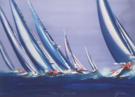 Litografia Spahn - Voile mauve