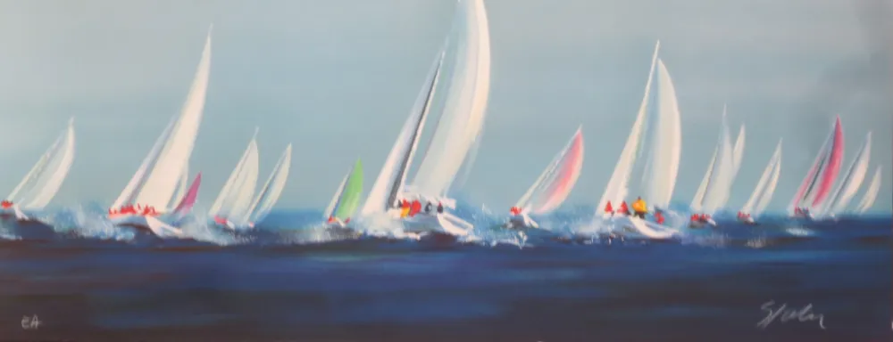 Litografia Spahn - Voile panoramique