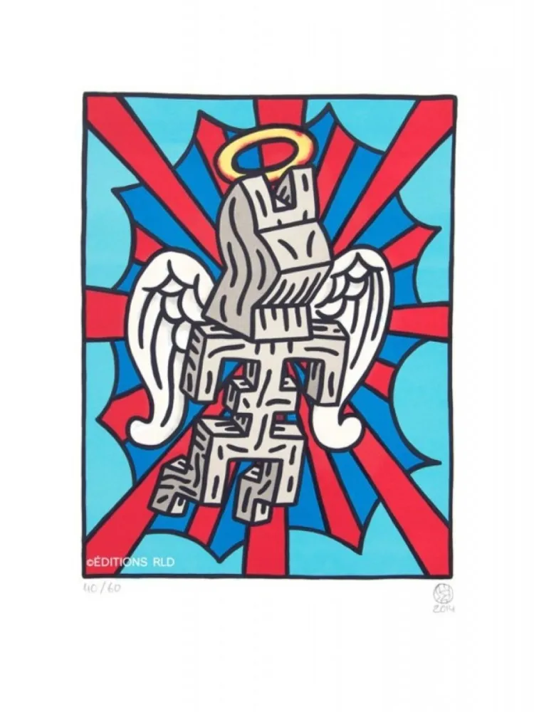 Litografia Speedy Graphito - Ange
