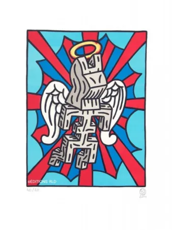 Litografia Speedy Graphito - Ange