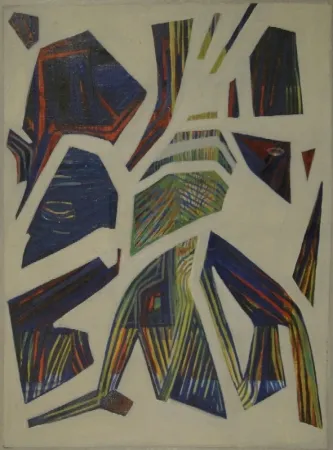 Monotipo Spiller - Abstrakte Komposition