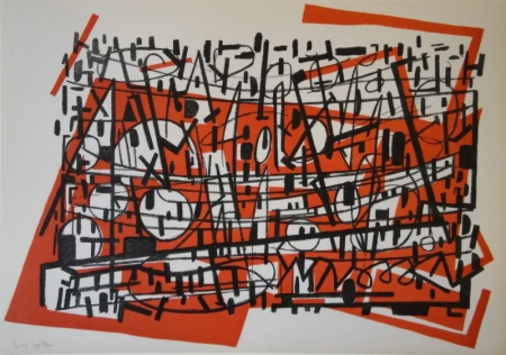 Litografia Spiller - Untitled