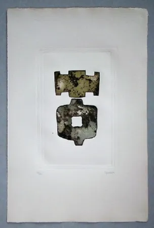 Acquatinta Springer - Composition - 1970