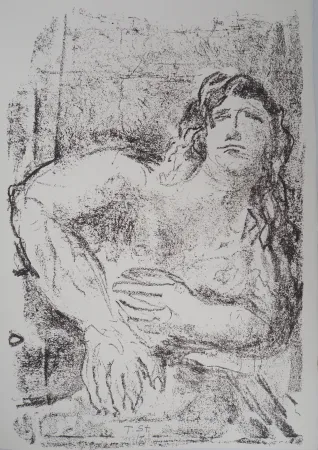 Litografia Stadler - Portrait au matin 