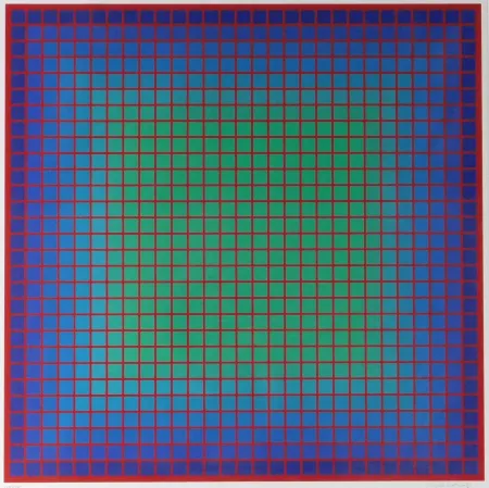 Serigrafia Stanczak - Conferring Blue