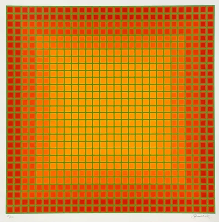 Serigrafia Stanczak - Let It Be Orange