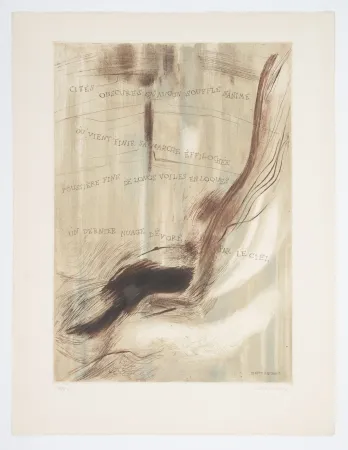 Acquaforte E Acquatinta Staritsky - Gravure-Poème, Pierre Restany.