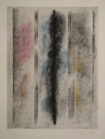 Acquaforte E Acquatinta Stein - Betonte Mitte oder Dunkle Mitte