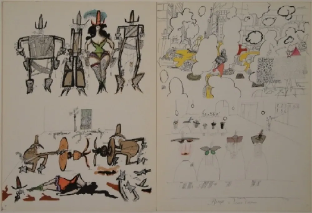 Libro Illustrato Steinberg - DERRIÈRE LE MIROIR, Nos 53-54