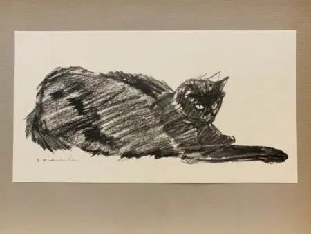Litografia Steinlen - Chats et Autres Bêtes