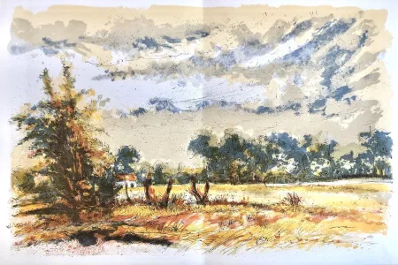 Litografia Steinlen - Forêt voisine