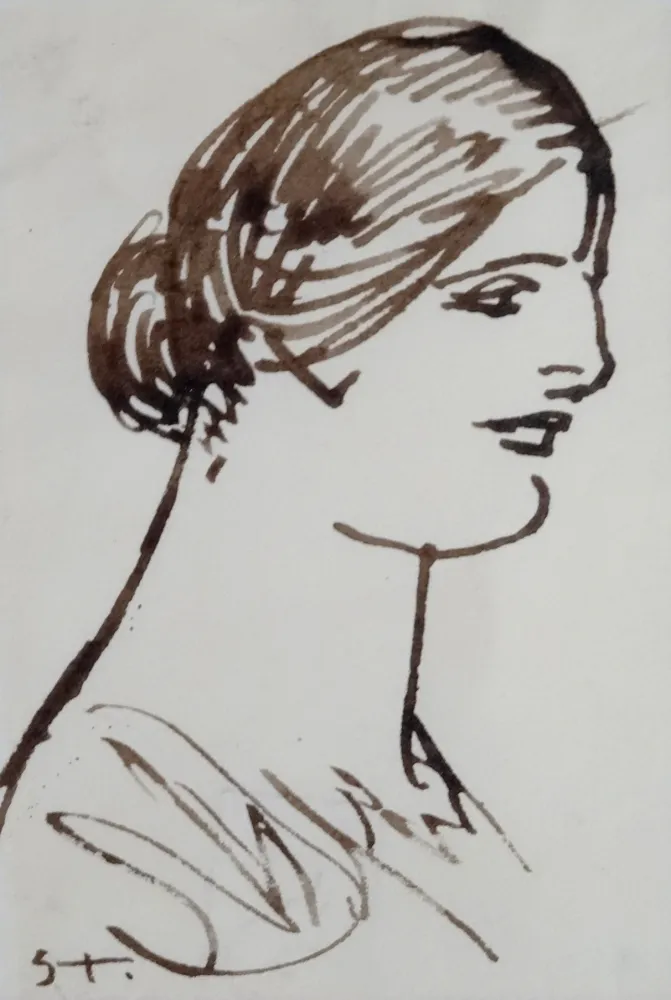 Non Tecnico Steinlen - Portrait de femme