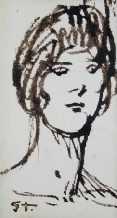 Non Tecnico Steinlen - Portrait de femme