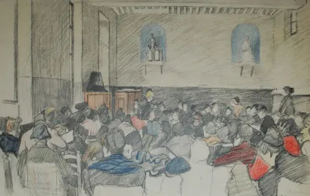 Litografia Steinlen - Saint Lazare