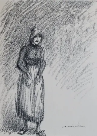 Litografia Steinlen - Steinlen et la rue