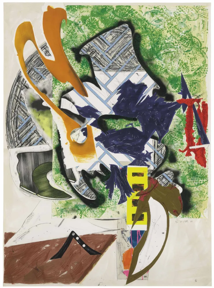 Multiplo Stella - Ahab's Leg (The Waves from The Moby Dick Prints 1989-93 series)