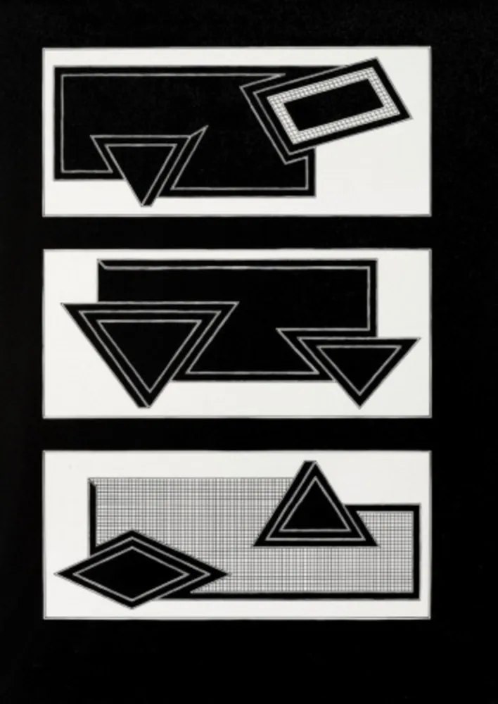 Litografia Stella - Black Stack