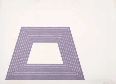 Litografia Stella - Ileana Sonnabend, from Purple Series