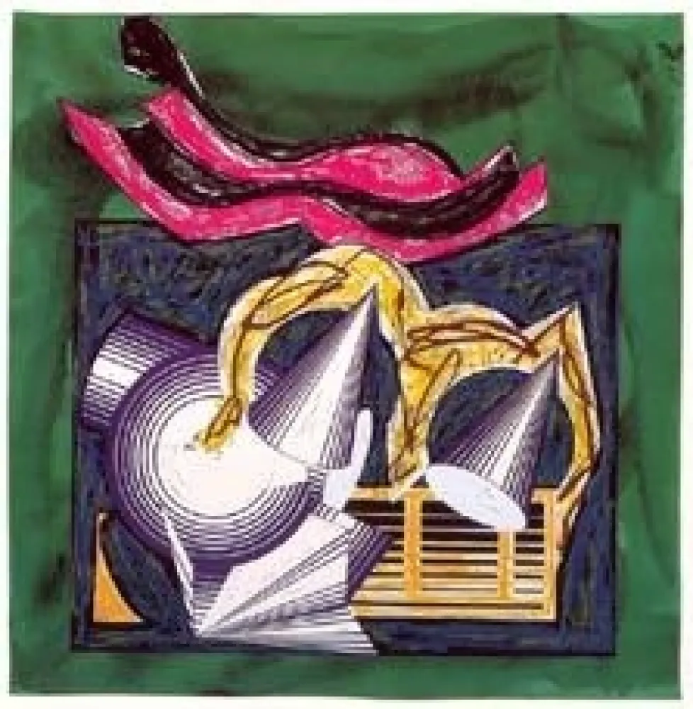 Serigrafia Stella -  ONE SMALL GOAT PAPA BOUGHT FOR TWO ZUZIM