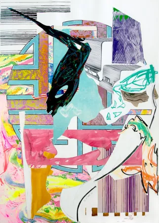 Litografia Stella - The Quarter-Deck from The Waves