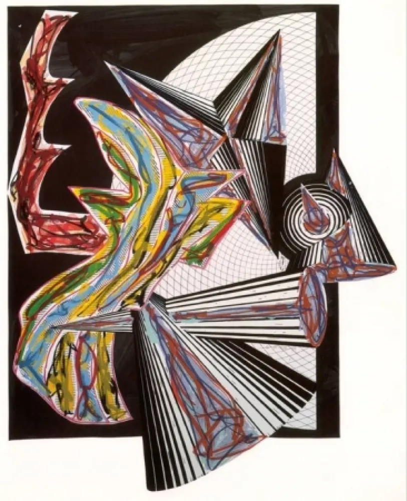 Serigrafia Stella -  THEN CAME DEATH AND TOOK THE BUTCHER