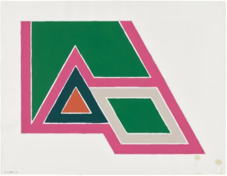 Multiplo Stella - Untitled (study for Sanbornville, from Eccentric Polygons)