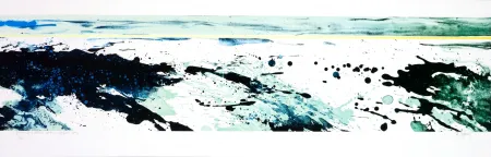 Litografia Stholl - Roches & roll à contre vague 2