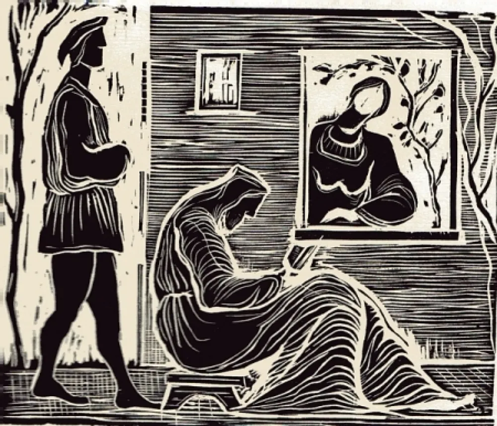 Libro Illustrato Stoppa - Sant'Abraam Romito e la Nipote Maria