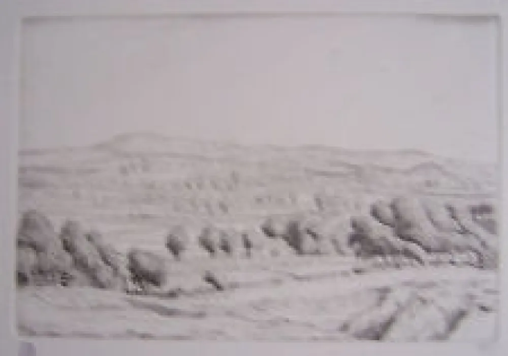 Incisione Strang - A Sussex Farm