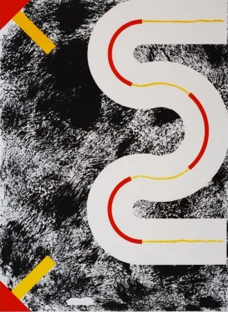 Litografia Sugai - Le cerf volant